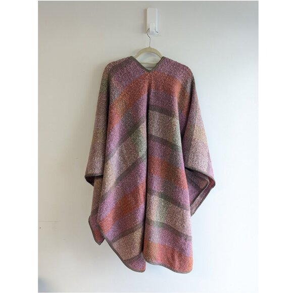 Sigrid Olsen Mohair Wool Open Poncho Blanket - Picture 4 of 8